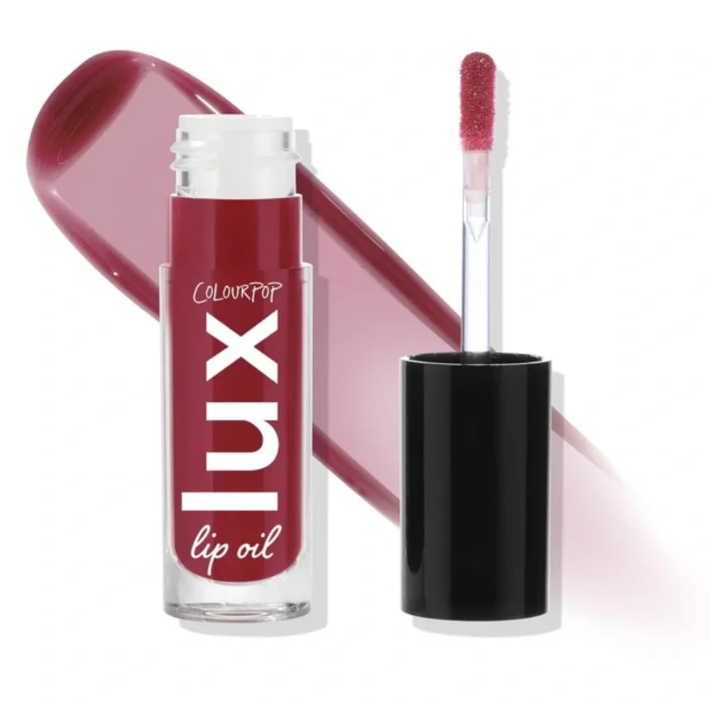 Colourpop Twilight Lux Nourishing Vegan Lip Oil Bells Blackened Gloss Red NIB